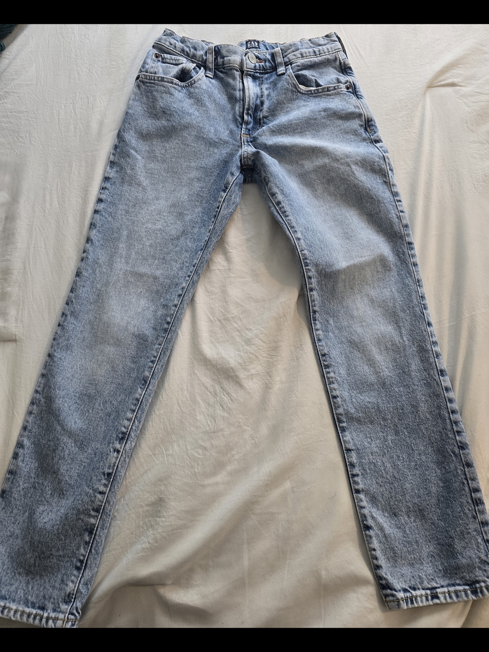 Boys GAP Light Wash Straight Leg Jeans